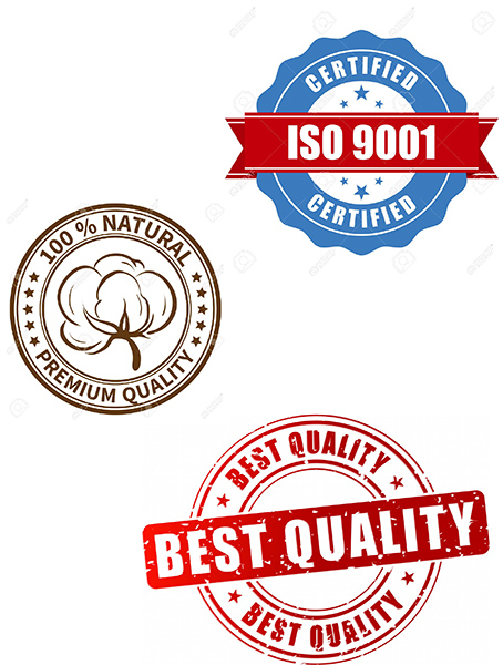 Sellos de certificación de calidad