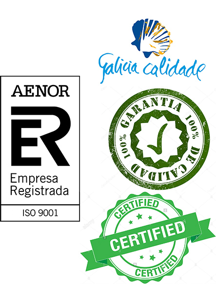 Sellos de certificación de calidad